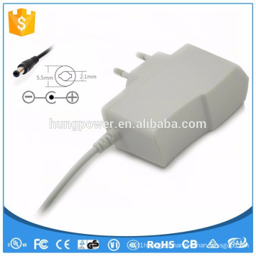 Adaptador blanco ac dc 12v 1a led